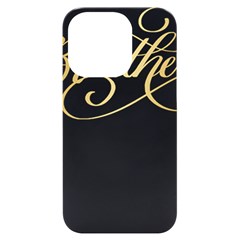 Breathe T- Shirt Breathe In Gold T- Shirt (1) Iphone 14 Pro Black Uv Print Case by JamesGoode