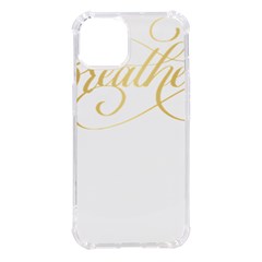 Breathe T- Shirt Breathe In Gold T- Shirt (1) Iphone 14 Tpu Uv Print Case by JamesGoode