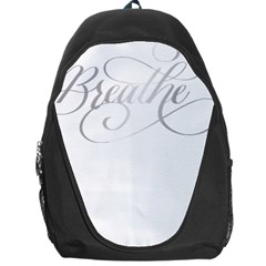 Breathe T- Shirt Breathe In Silver T- Shirt (1) Backpack Bag by JamesGoode