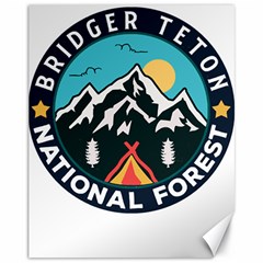 Bridger Teton National Forest T- Shirt Bridger Teton National Forest T- Shirt Canvas 11  X 14  by JamesGoode