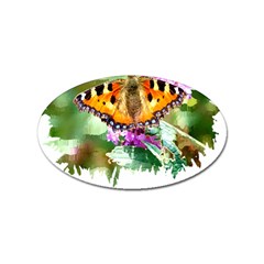 Butterfly T- Shirt Butterfly T- Shirt Sticker (oval) by JamesGoode