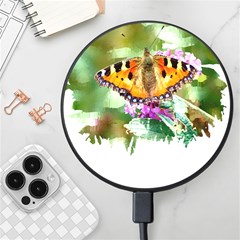 Butterfly T- Shirt Butterfly T- Shirt Wireless Fast Charger(black) by JamesGoode