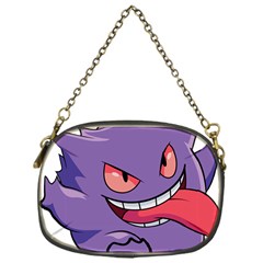 Purple Funny Monster Chain Purse (one Side) by Sarkoni