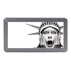 Funny Statue Of Liberty Parody Memory Card Reader (mini) by Sarkoni