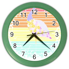 Bird Lover T- Shirtbird T- Shirt (16) Color Wall Clock by EnriqueJohnson