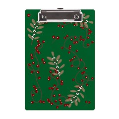 Christmas December Background A5 Acrylic Clipboard by uniart180623