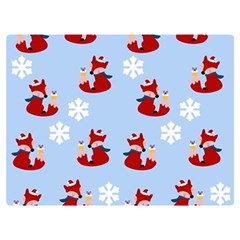 Christmas Background Pattern Premium Plush Fleece Blanket (extra Small) by uniart180623