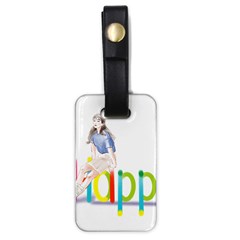 Happy Luggage Tag (one Side) by SychEva