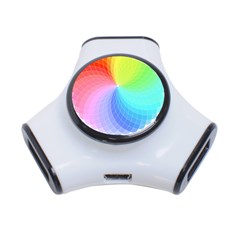 Color Wheel T- Shirt Color Wheel T- Shirt 3-port Usb Hub by EnriqueJohnson