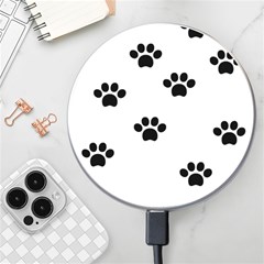 Dog Paw Print T- Shirt Paw Pattern 6 Wireless Fast Charger(white) by EnriqueJohnson