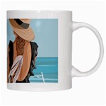 Rest By The Sea White Mug Right