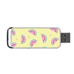 Watermelon Wallpapers  Creative Illustration And Patterns Portable Usb Flash (one Side) by Ket1n9