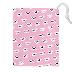 Girly Girlie Punk Skull Drawstring Pouch (5xl) by Ket1n9