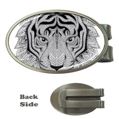 Tiger Head Money Clips (oval)  by Ket1n9