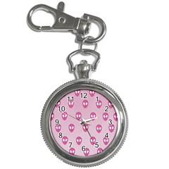 Alien Pattern Pink Key Chain Watches by Ket1n9