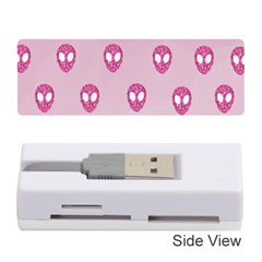 Alien Pattern Pink Memory Card Reader (stick) by Ket1n9