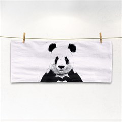 Panda Love Heart Hand Towel by Ket1n9