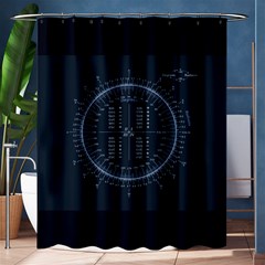 Minimalistic Knowledge Mathematics Trigonometry Shower Curtain 60  X 72  (medium)  by Ket1n9