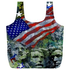 Usa United States Of America Images Independence Day Full Print Recycle Bag (xxl) by Ket1n9