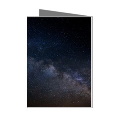 Cosmos-dark-hd-wallpaper-milky-way Mini Greeting Cards (pkg Of 8) by Ket1n9