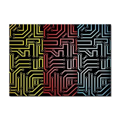 Circuit Board Seamless Patterns Set Sticker A4 (100 Pack) by Ket1n9