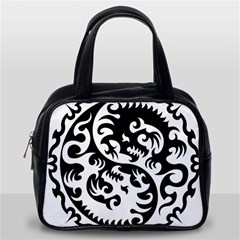 Ying Yang Tattoo Classic Handbag (one Side) by Ket1n9