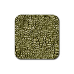 Aligator-skin Rubber Coaster (square) by Ket1n9