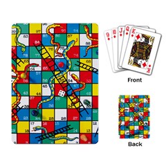 Snakes And Ladders Playing Cards Single Design (rectangle) by Ket1n9