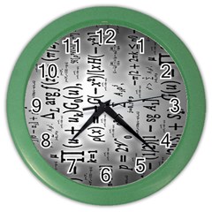 Science Formulas Color Wall Clock by Ket1n9