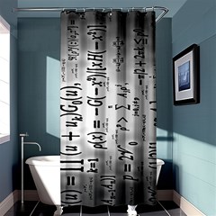 Science Formulas Shower Curtain 36  X 72  (stall)  by Ket1n9