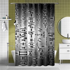 Science Formulas Shower Curtain 48  X 72  (small)  by Ket1n9