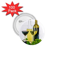 White-wine-red-wine-the-bottle 1 75  Buttons (100 Pack)  by Ket1n9