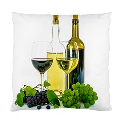 White-wine-red-wine-the-bottle Standard Cushion Case (one Side) by Ket1n9