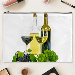 White-wine-red-wine-the-bottle Cosmetic Bag (xxxl) by Ket1n9