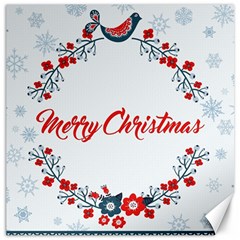 Merry-christmas-christmas-greeting Canvas 16  X 16  by Ket1n9