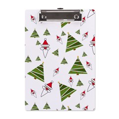 Christmas-santa-claus-decoration A5 Acrylic Clipboard by Ket1n9