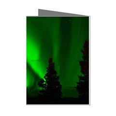 Aurora-borealis-northern-lights- Mini Greeting Cards (pkg Of 8) by Ket1n9