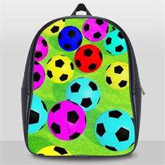 Balls Colors School Bag (large) by Ket1n9