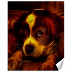 Cute 3d Dog Canvas 16  X 20  by Ket1n9