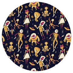 Alien Surface Pattern Round Trivet by Ket1n9