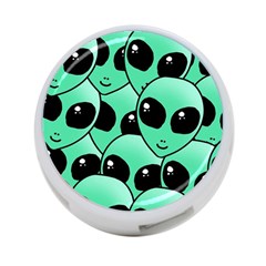 Art Alien Pattern 4-port Usb Hub (two Sides) by Ket1n9