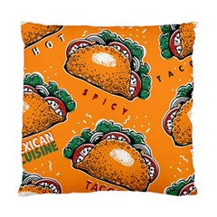 Seamless-pattern-with-taco Standard Cushion Case (two Sides) by Ket1n9