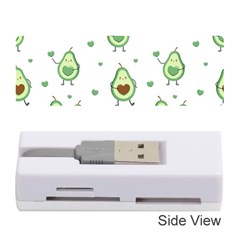 Cute-seamless-pattern-with-avocado-lovers Memory Card Reader (stick) by Ket1n9