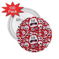 Another Monster Pattern 2 25  Buttons (100 Pack)  by Ket1n9