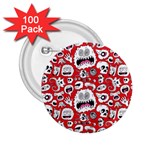 Another Monster Pattern 2.25  Buttons (100 pack)  Front