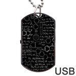 Medical Biology Detail Medicine Psychedelic Science Abstract Abstraction Chemistry Genetics Pattern Dog Tag USB Flash (Two Sides) Front