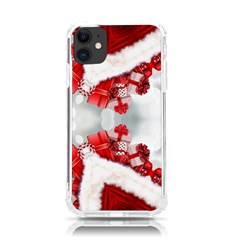 Christmas-background-tile-gifts Iphone 11 Tpu Uv Print Case by Grandong