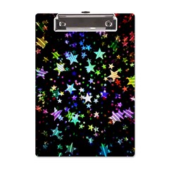 Christmas-star-gloss-lights-light A5 Acrylic Clipboard by Grandong