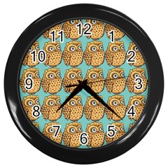 Owl Dreamcatcher Wall Clock (black) by Grandong