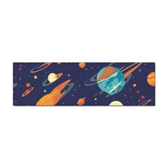 Space Galaxy Planet Universe Stars Night Fantasy Sticker (bumper) by Grandong